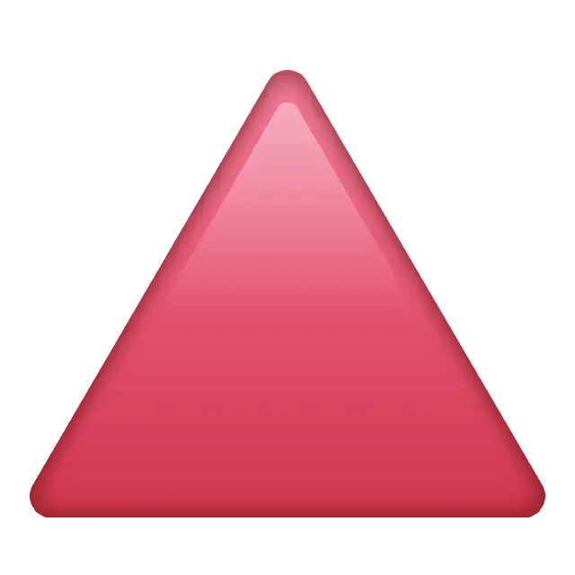 Red Triangle Pointed Up