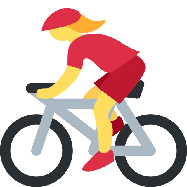 Woman Biking