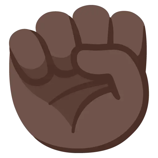 Raised Fist: Dark Skin Tone