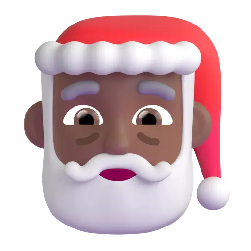 Santa Claus: Medium-Dark Skin Tone