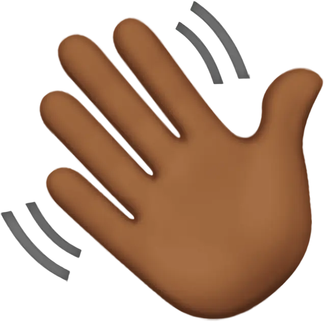 Waving Hand: Medium-Dark Skin Tone