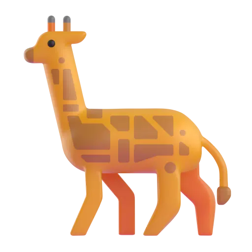 Rosto de girafa