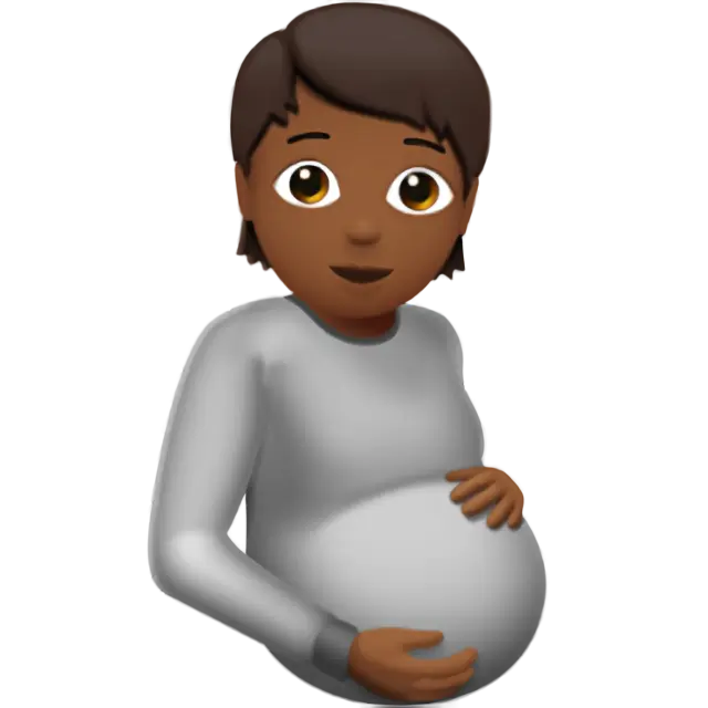 Pregnant Person: Medium-Dark Skin Tone