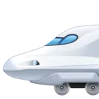High-Speed Train with Bullet Nose
