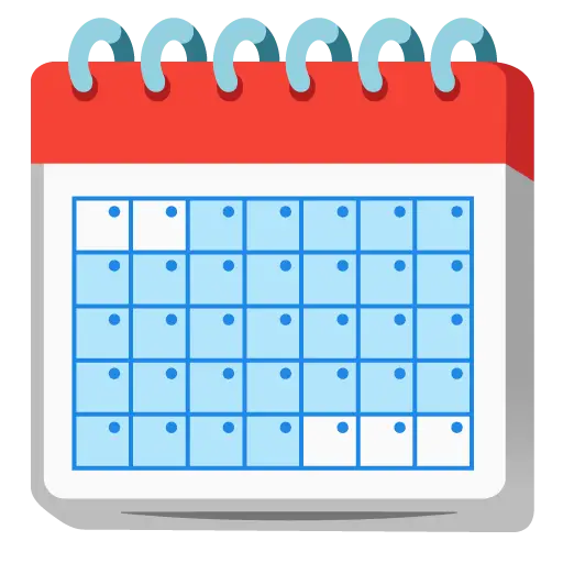 Spiral Calendar Pad