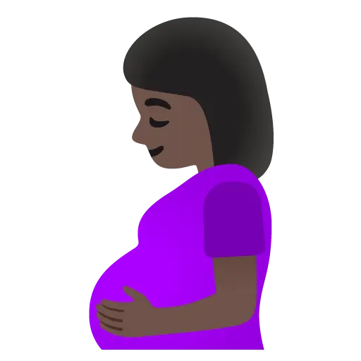 Pregnant Woman: Dark Skin Tone