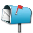 Otwórz skrzynkę pocztową z flagą podniesioną