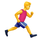 Man Running Facing Right