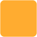 Großes orangefarbenes Quadrat