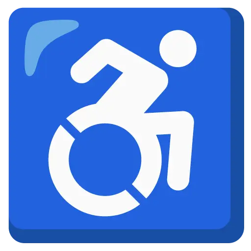 Symbole fauteuil roulant
