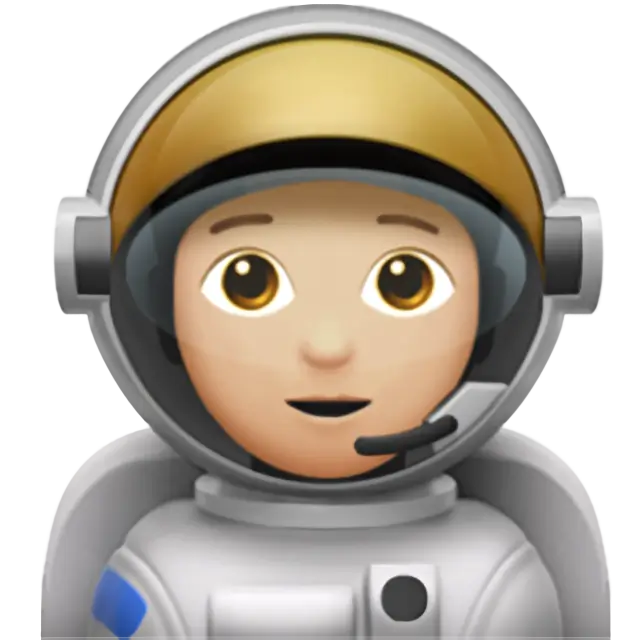 Astronaut: Medium-Light Skin Tone