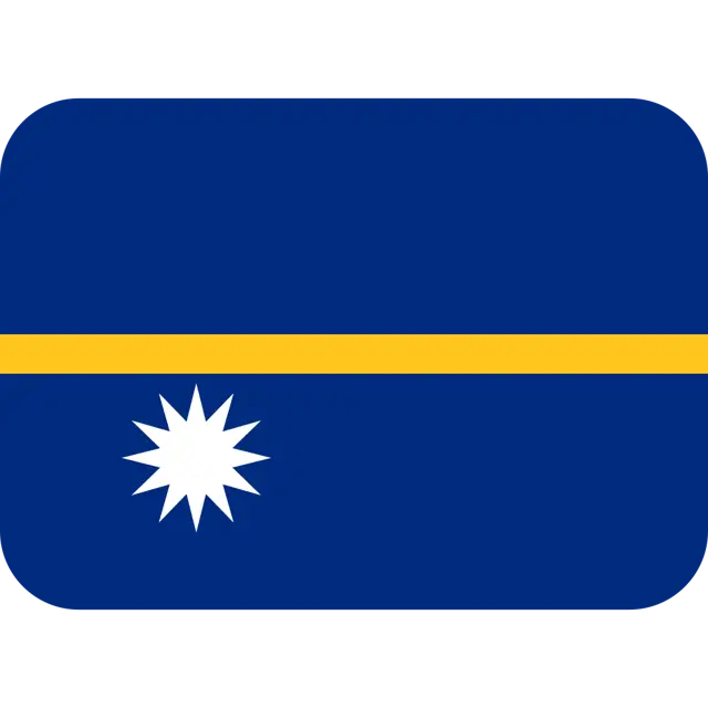 Flag: Nauru