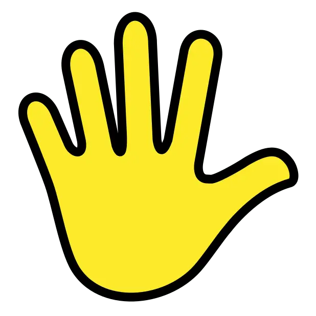 Hand With Fingers Splayed