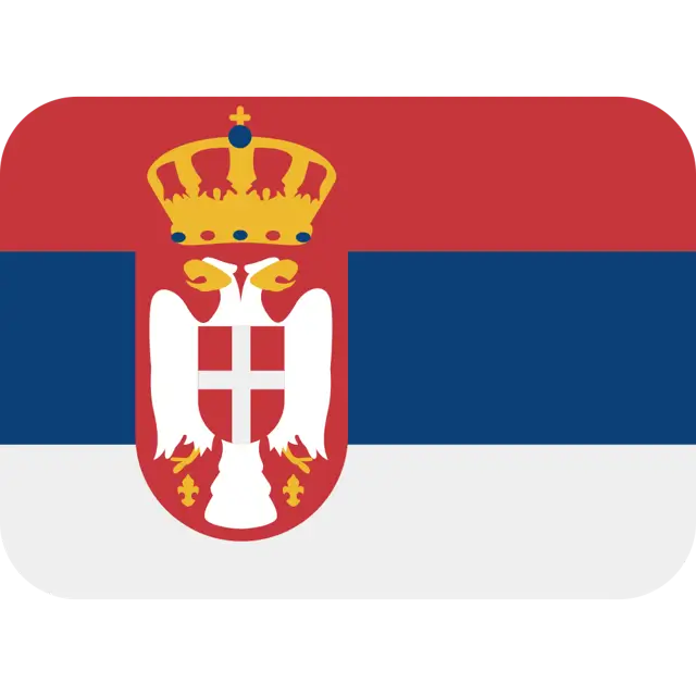 Flag: Serbia