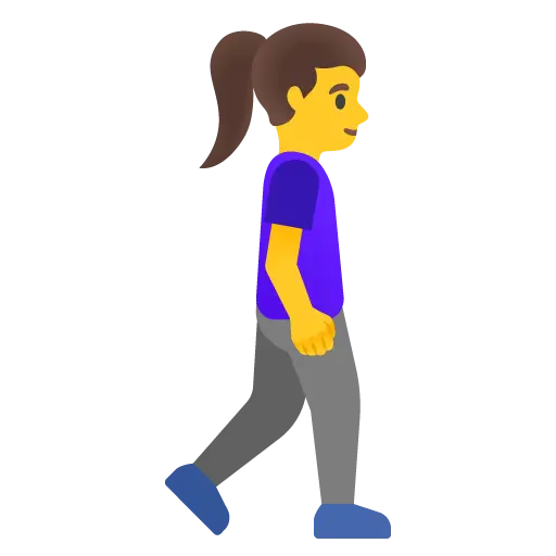 Woman Walking Facing Right