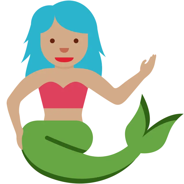 Mermaid: Medium Skin Tone