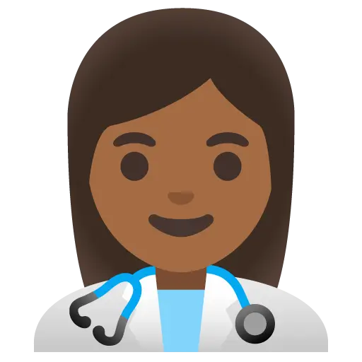 Woman Doctor: Medium-Dark Skin Tone