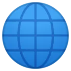 Globe with Meridians