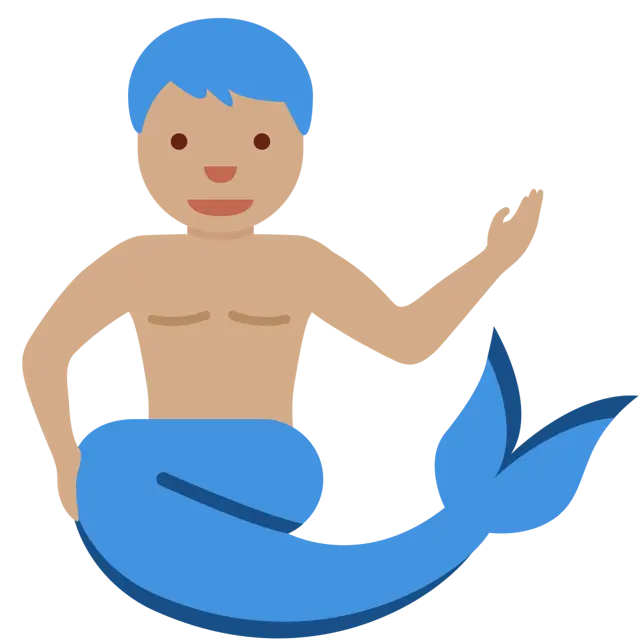 Merman: Medium Skin Tone