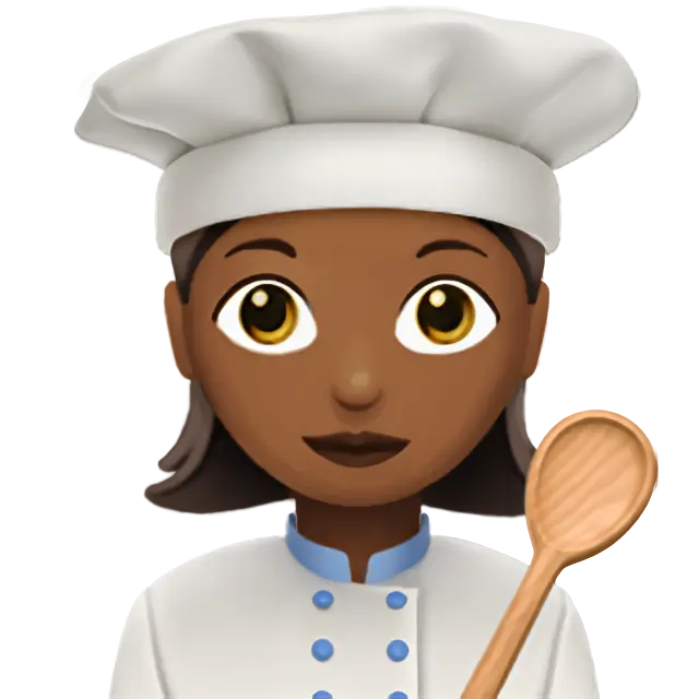 Woman Cook: Medium-Dark Skin Tone