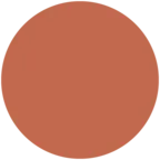 Grande cerchio marrone
