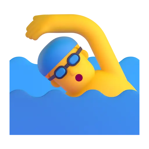 Man Swimming