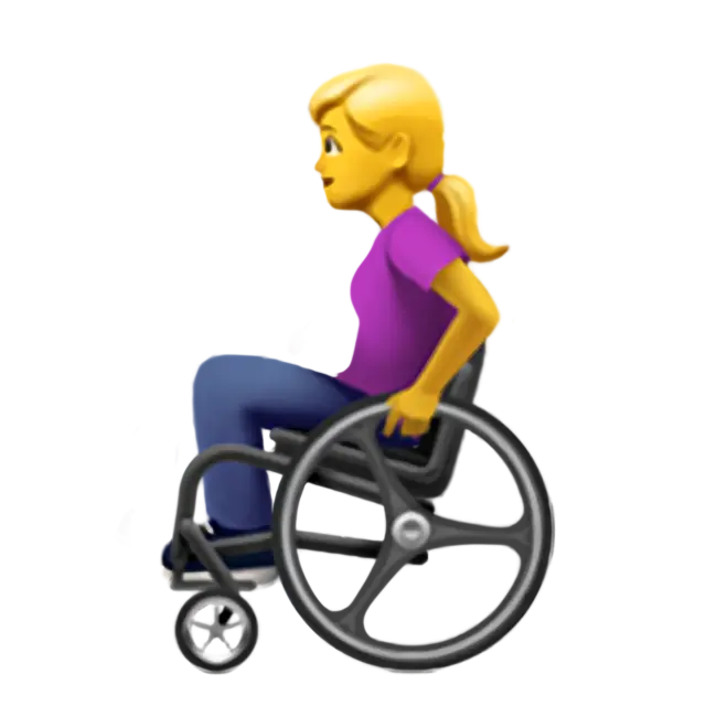 Woman in Manual Wheelchair