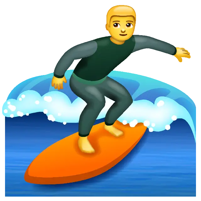 Man Surfing