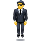 Man In Business Suit Levitating