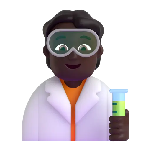 Scientist: Dark Skin Tone