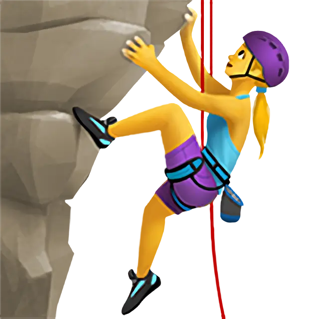 Woman Climbing