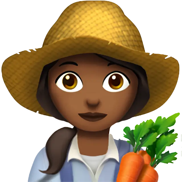 Woman Farmer: Medium-Dark Skin Tone