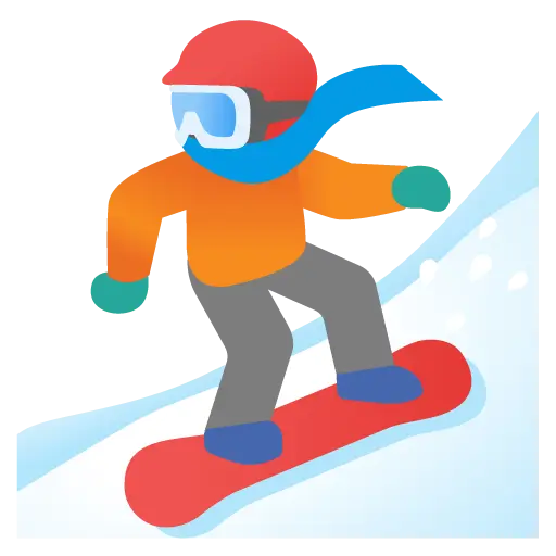 Snowboarder: Medium-Dark Skin Tone