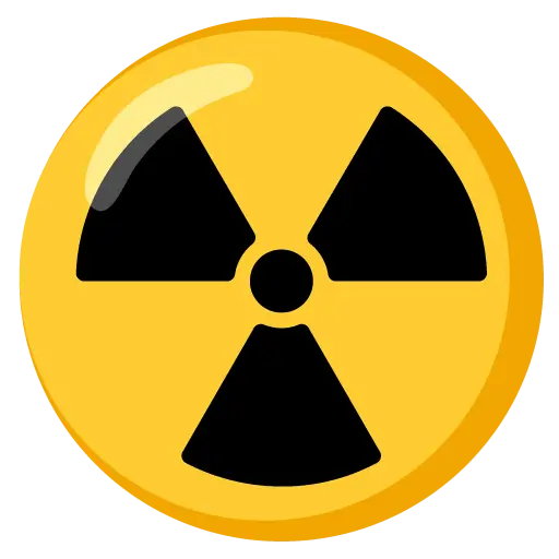 Signe de radioactivité