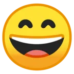 Smiling Face with Open Mouth and Smiling Eyes