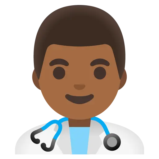 Man Doctor: Medium-Dark Skin Tone