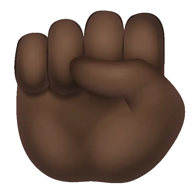 Raised Fist: Dark Skin Tone