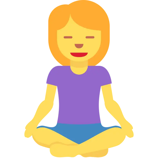 Woman In Lotus Position