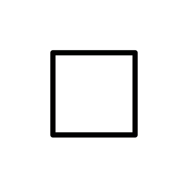 White Medium-Small Square