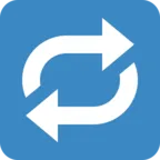 Clockwise Rightwards and Leftwards Open Circle Arrows