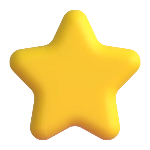 White Medium Star