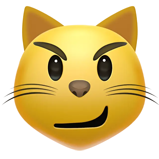 Cat Face with Wry Smile