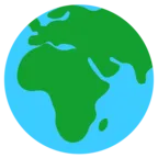 Dünya Küre Avrupa-Afrika