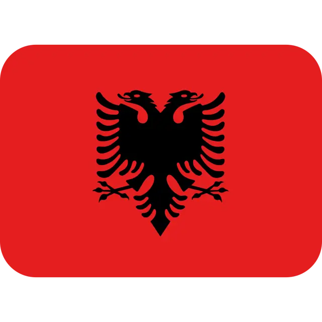 Flag: Albania