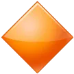 Großer orangefarbener Diamant