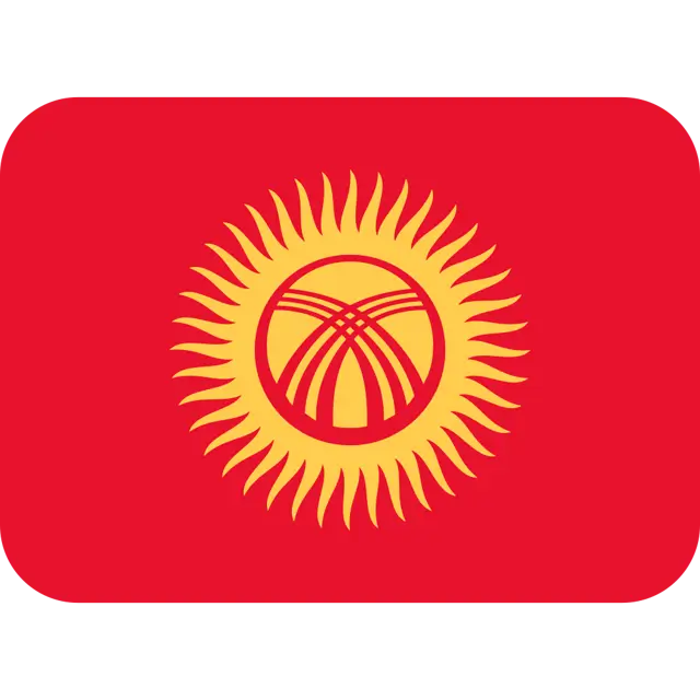 Flag: Kyrgyzstan