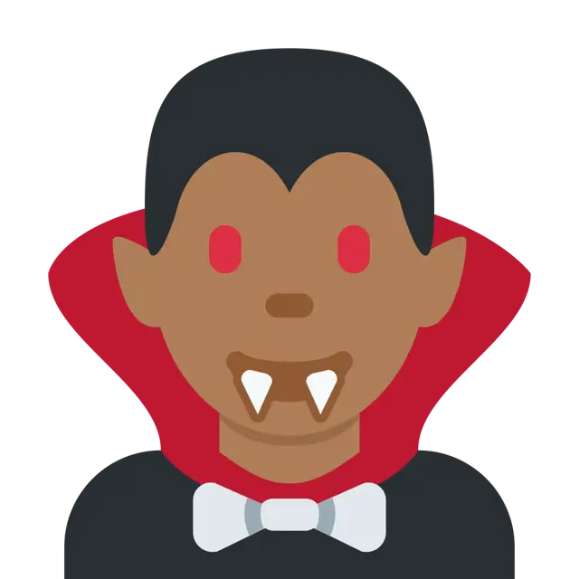 Man Vampire: Medium-Dark Skin Tone