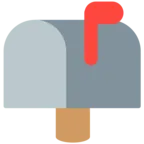 Cutie poștală închisă cu pavilion înălțat