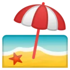 Beach with Umbrella