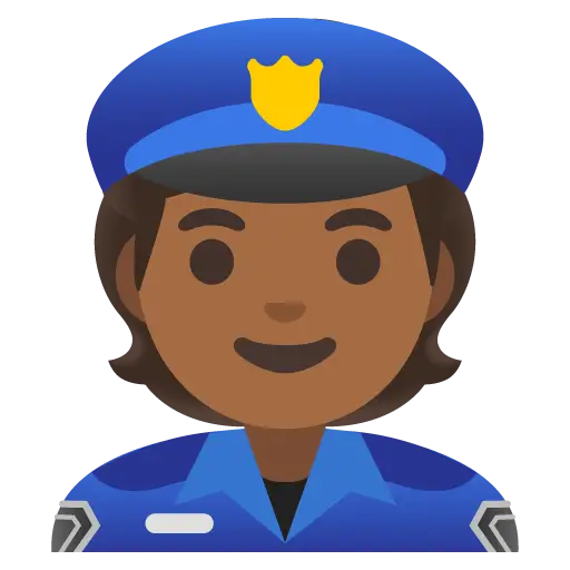 Police Officer: Medium-Dark Skin Tone